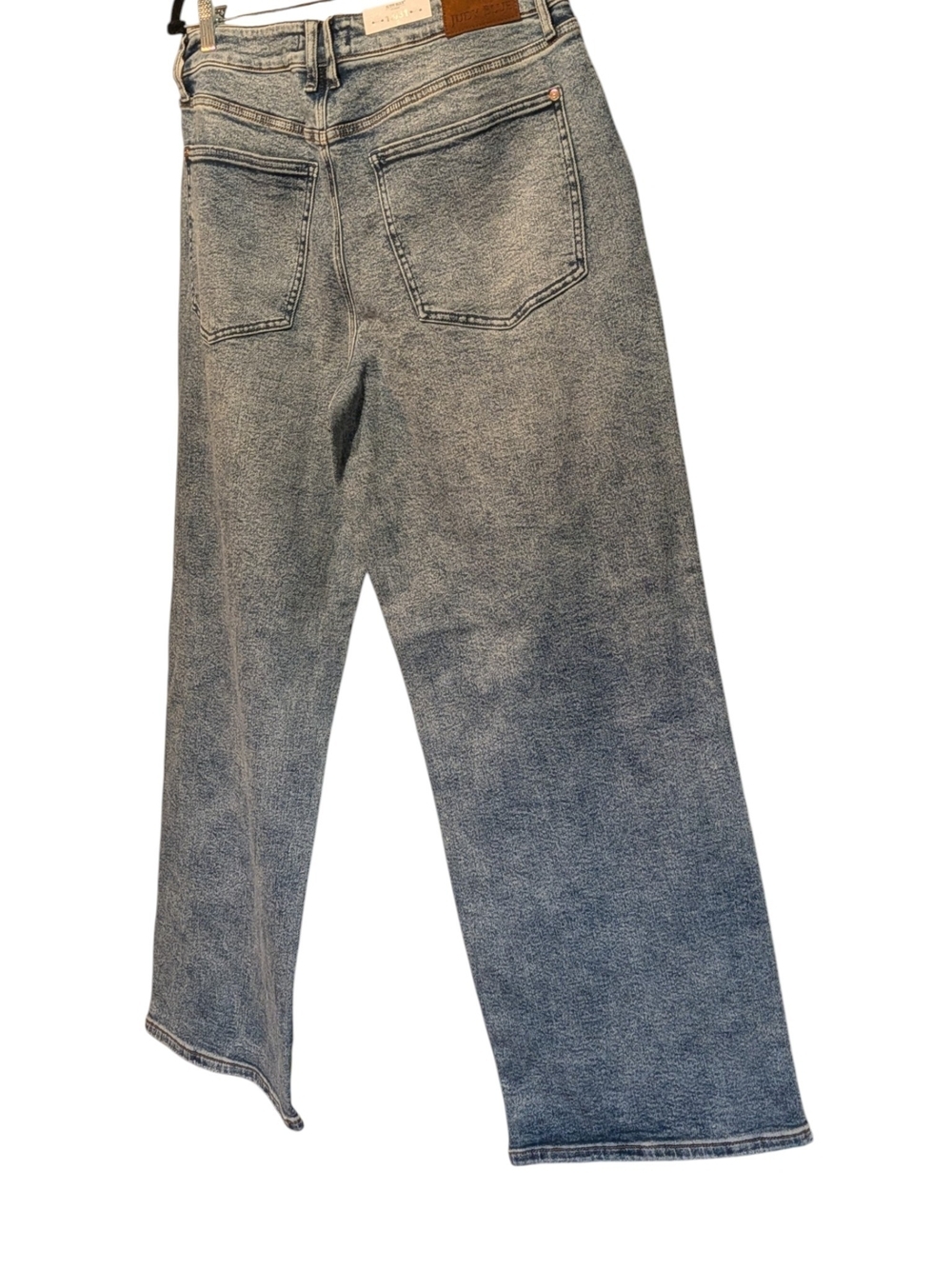 Judy Blue Women's Wide-Leg Washed Blue Jeans - Picture 8 of 10